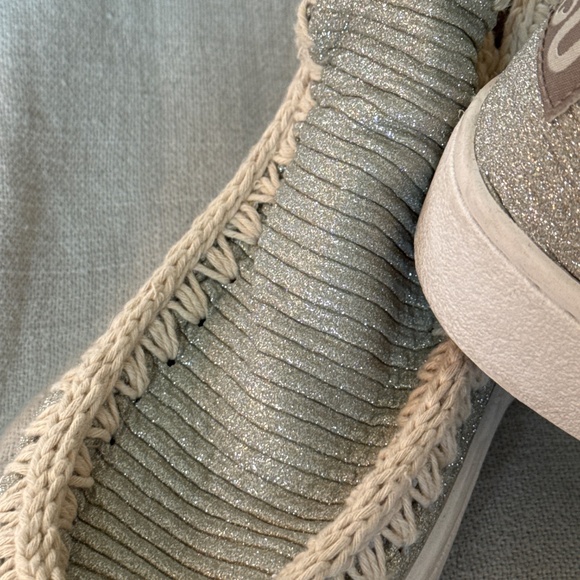 Mou mou metallic thread ankle boots - Picture 2 of 5